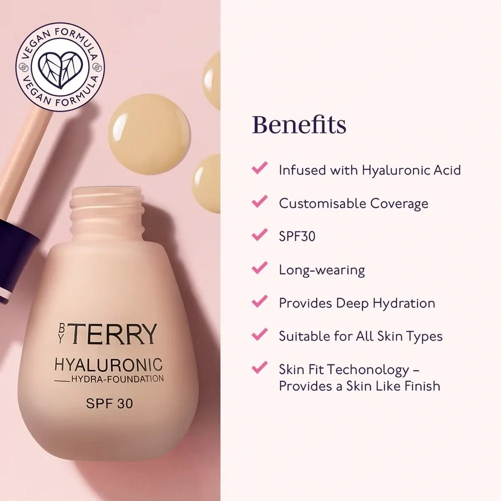 By Terry 100N Fair Hyaluronic Acid Hydra Foundation 1oz
